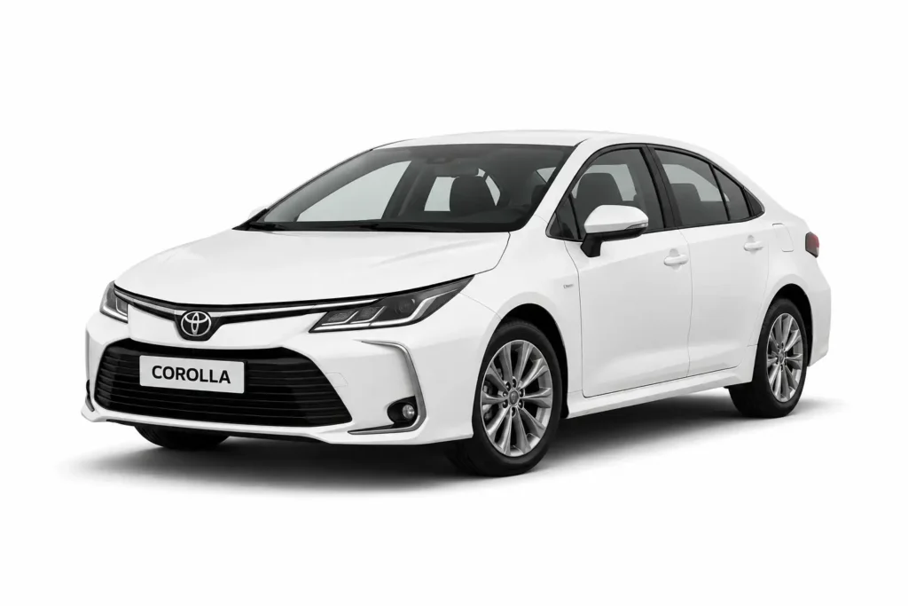COROLLA Car Rental With Driver