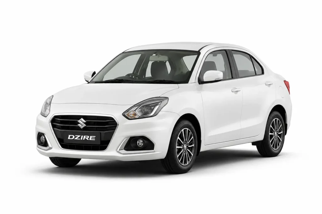 Swift Dzire car rental with driver