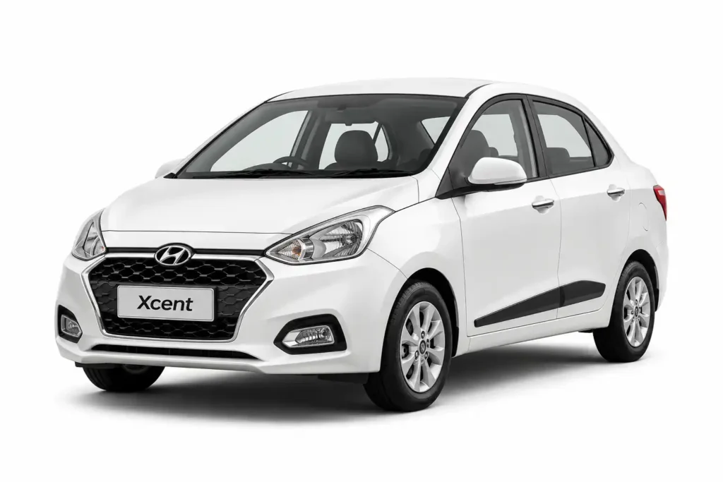 Hyundai Xcent Car Rental with Driver