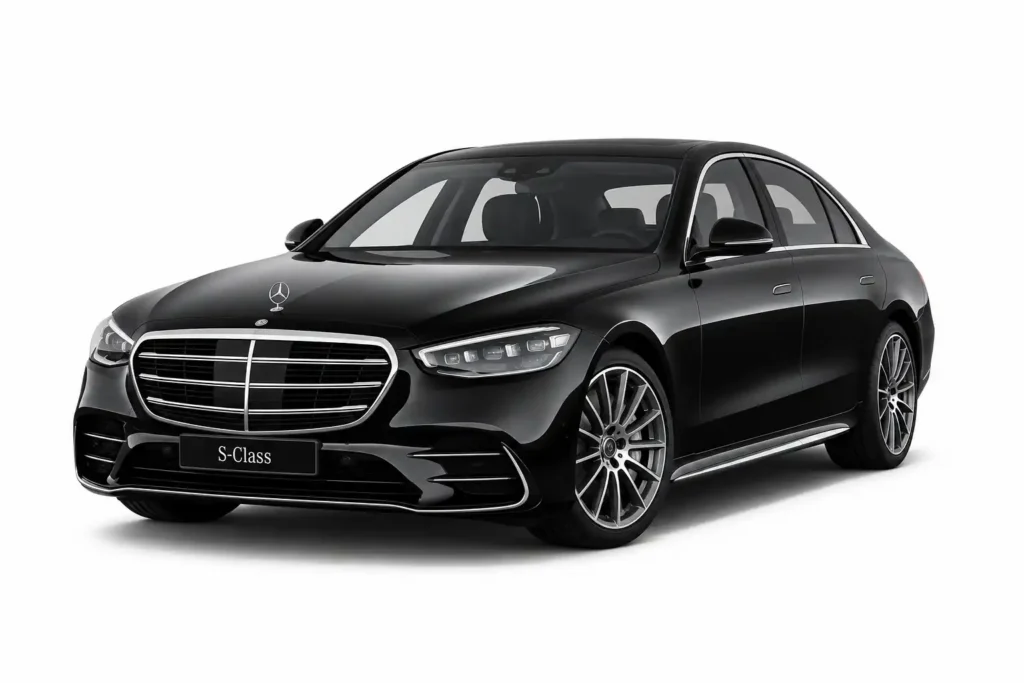 Mercedes S-Class Luxury Car Hire with Driver