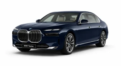 BMW 7 Series car rental with driver