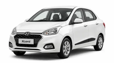 Hyundai Xcent Car Rental with Driver